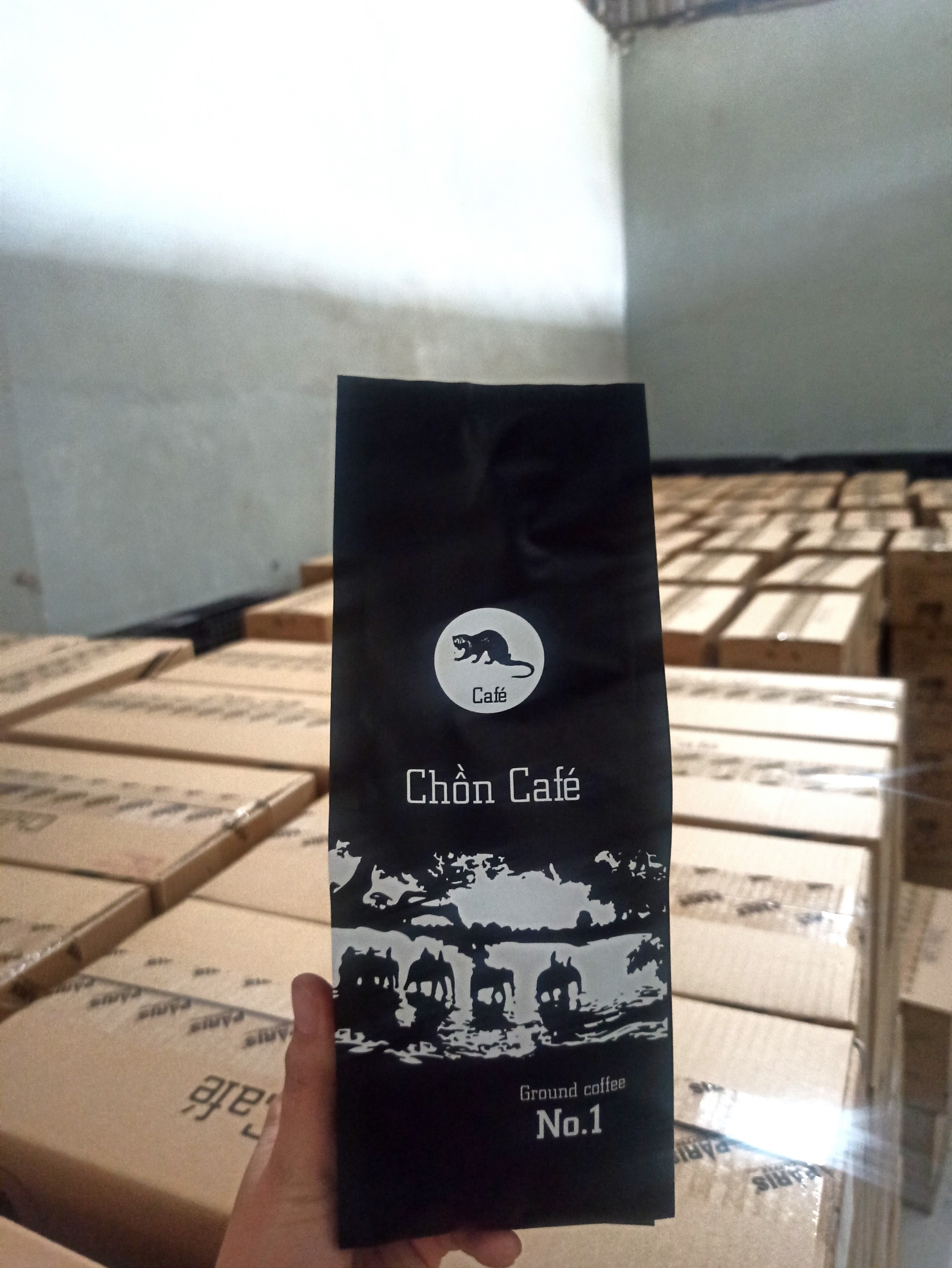 Cà phê bột pha phin Chồn No.1 [Thùng 10kg tặng thêm 1 kg]