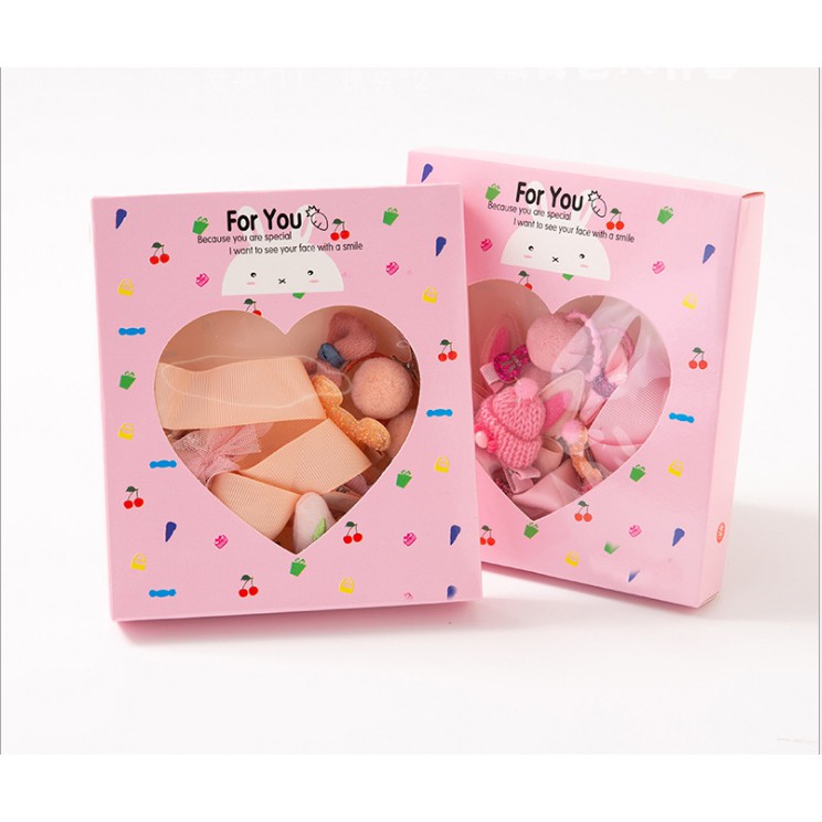 Set cặp tóc cho bé 18 chi tiết có hộp