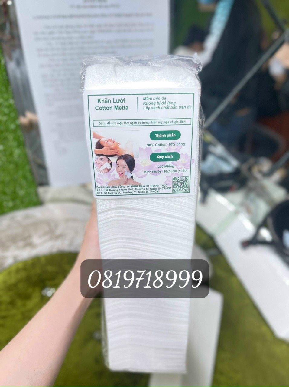 Khăn lau mặt spa loại 1