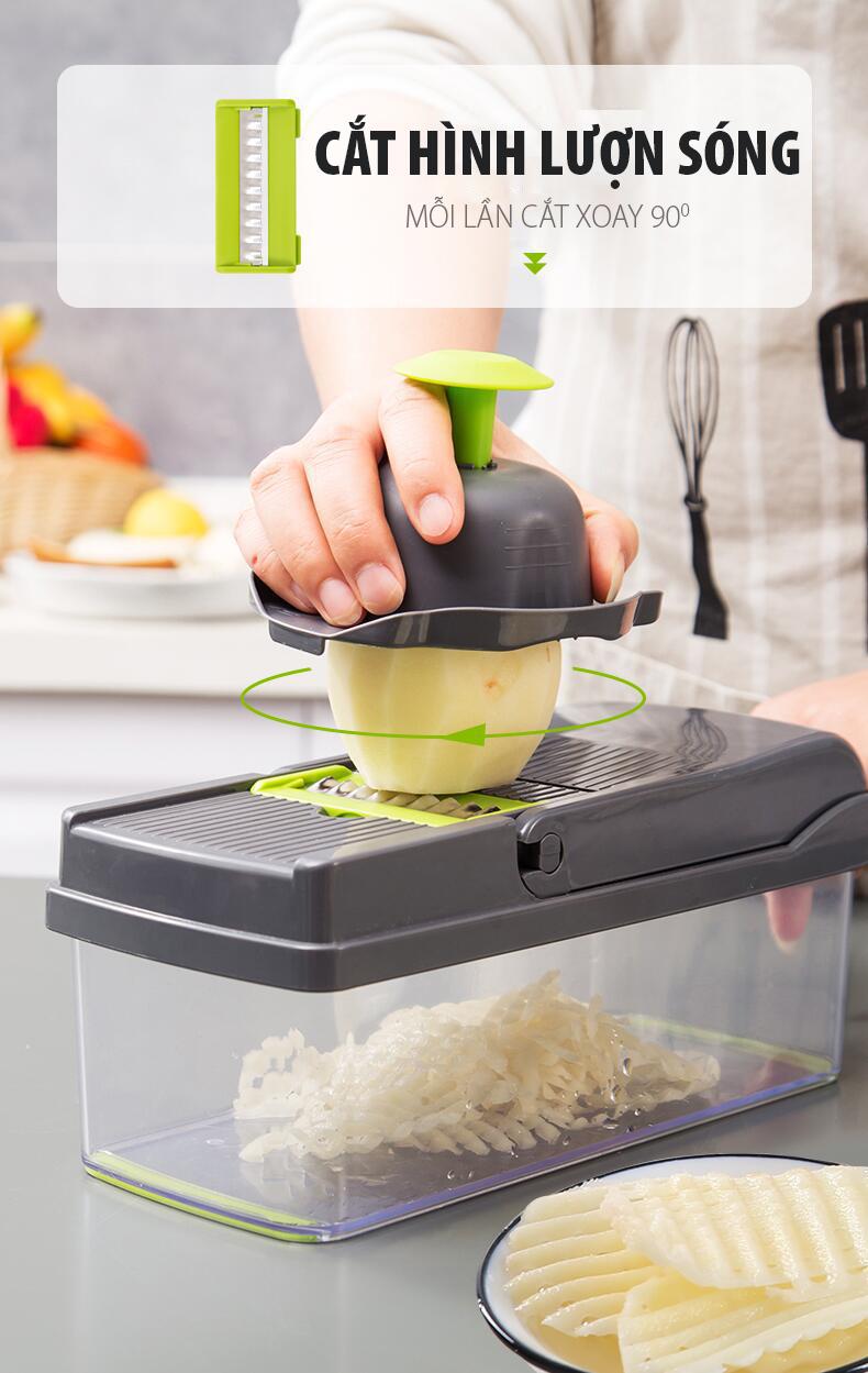 Worldmart bộ dụng cụ cắt thái rau củ đa năng nhanh chóng european chef