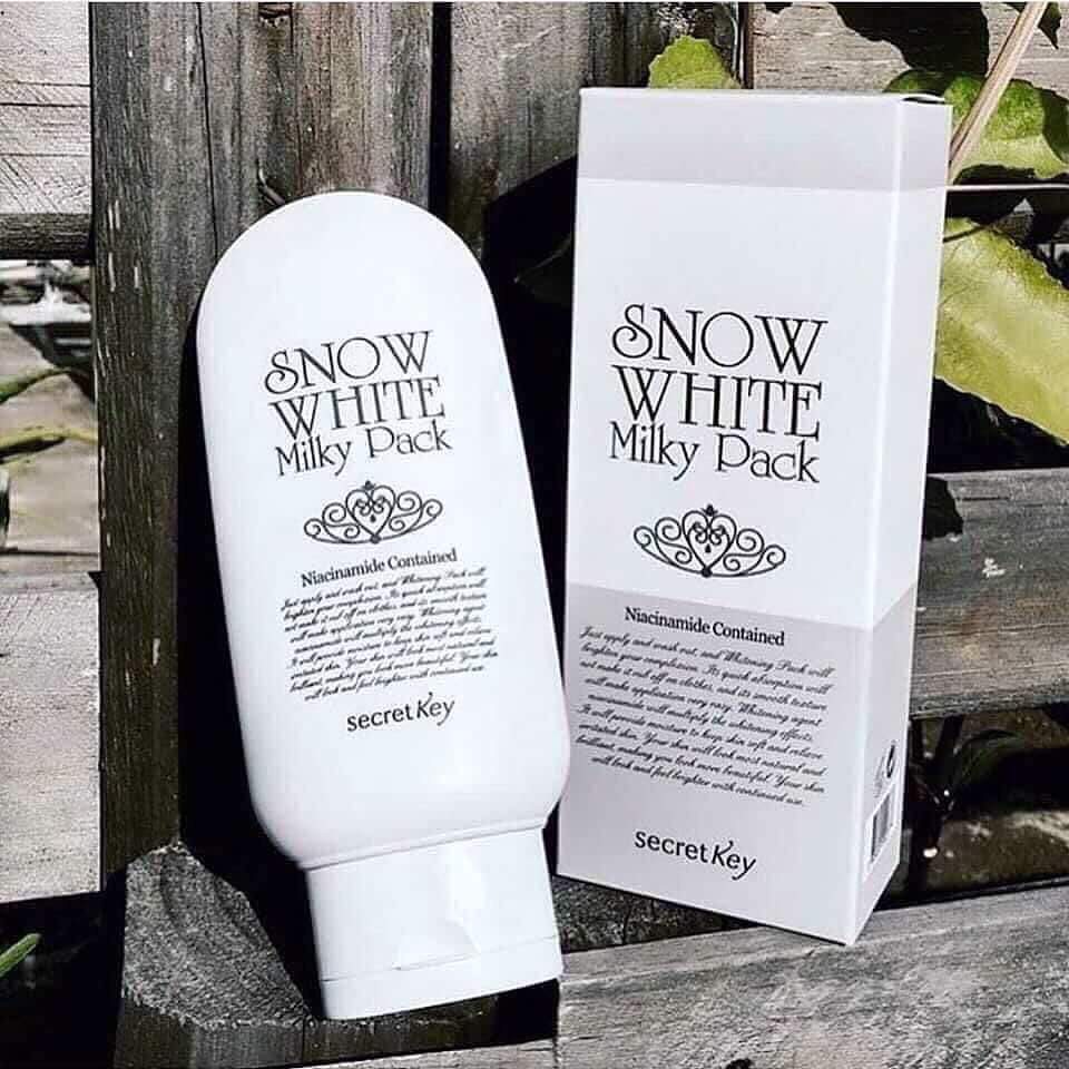 Kem Ủ Trắng Secret Key Snow White Milky Pack (200ml)