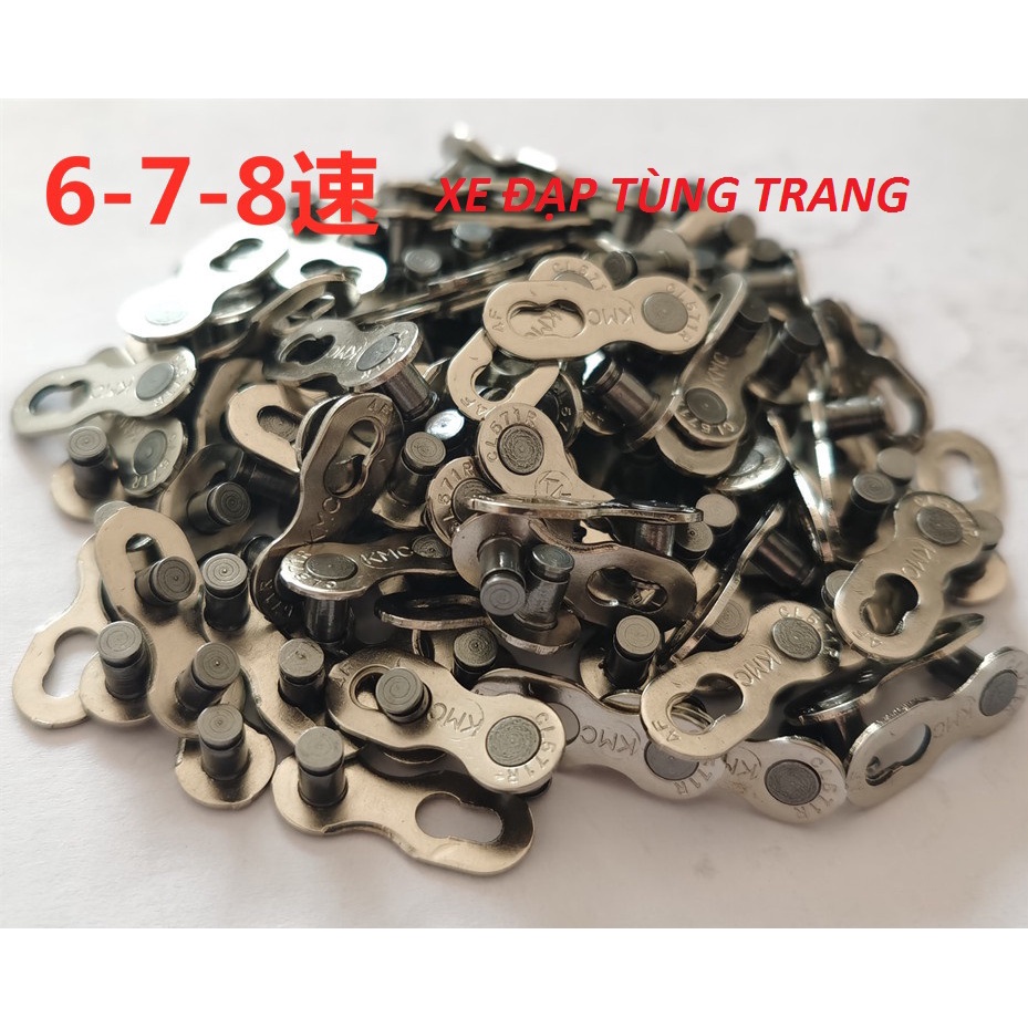 [FREESHIP MAX] Khóa xích 6/7/8/9 KMC xe đạp thể thao