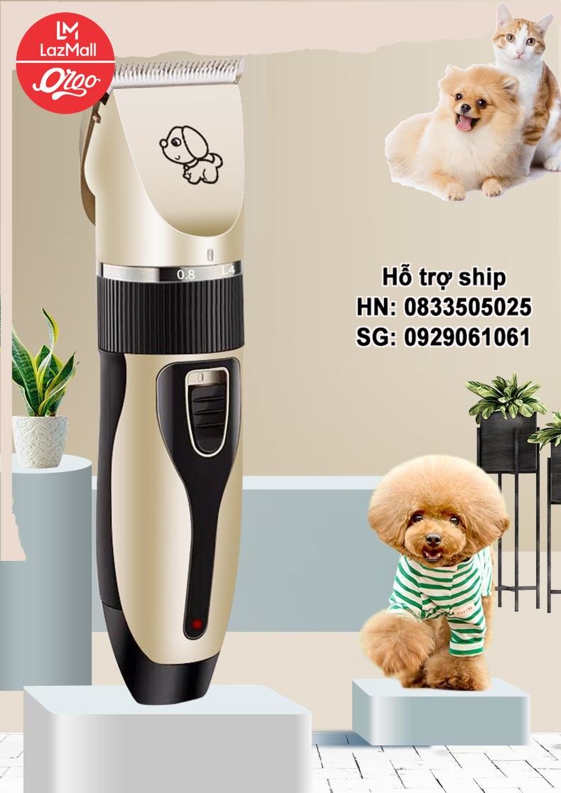 Tông đơ cạo lông chó mèo USB