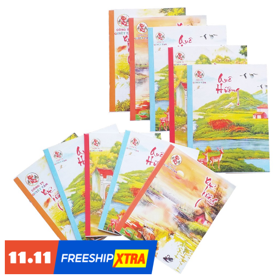 Lốc 20 cuốn vở 100 trang quê hương