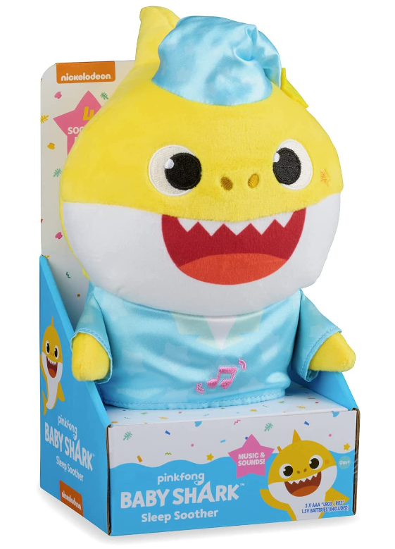 Thú nhồi bông Pinkfong Baby Shark biết hát nhạc và có đèn của hãng WowWee