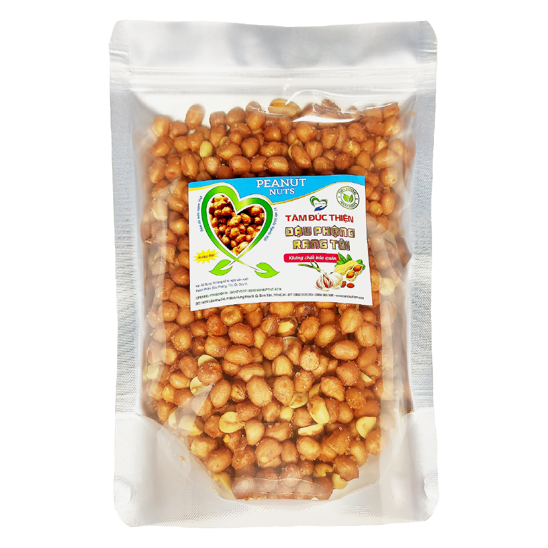 Combo khách sỉ 5kg đậu phộng rang tỏi ớt thương hiệu tâm đức thiện combo 10 túi zip 500gr hoặc 1 túi zip 5kg đồ ăn vặt dành cho khách sỉ combo sỉ thực phẩm đóng gói đóng hộp ăn liền đồ ăn vặt lazada bánh kẹo quà tết