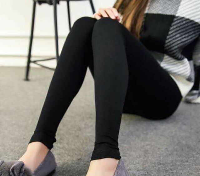 Quần bầu legging cạp chéo
