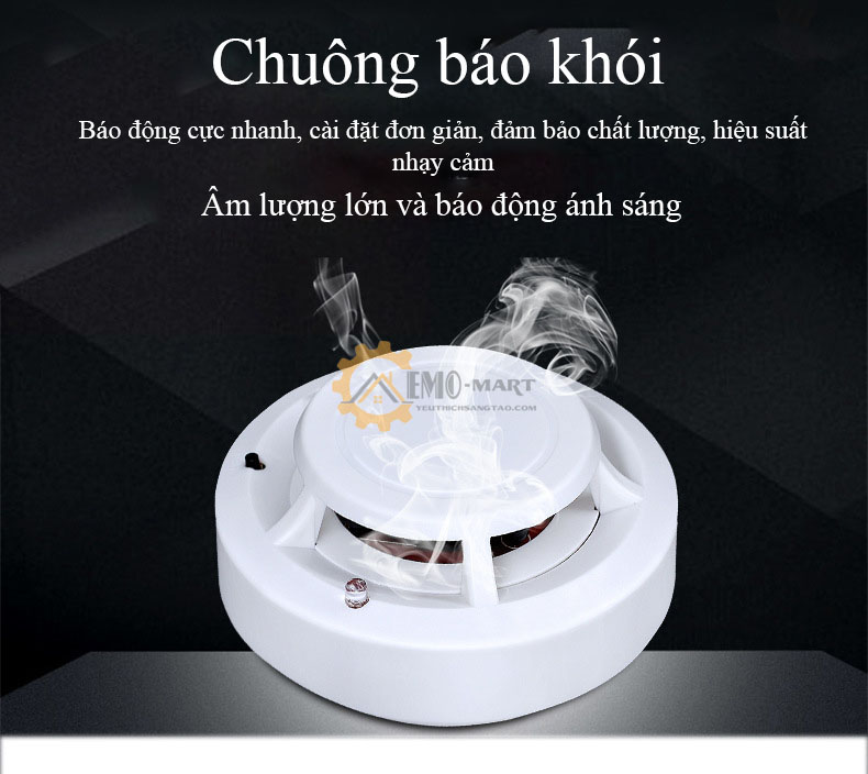 Thiết bị báo cháy báo khói không dây
