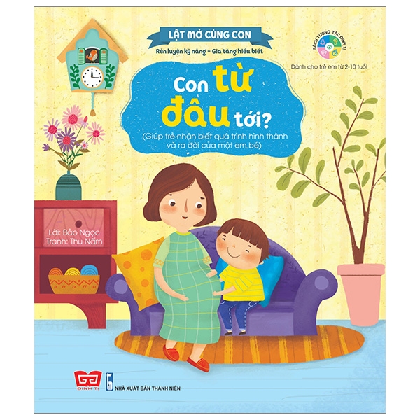 Fahasa - lật mở cùng con - con từ đâu tới?