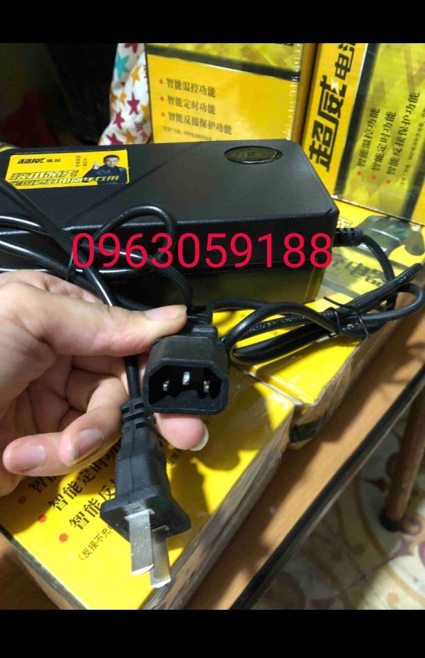 Sạc xe đạp điện 48v 20a - tự ngắt zin chân đực