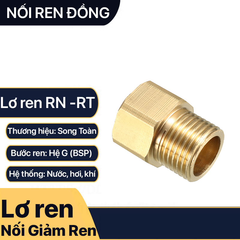 Brass Fittings, Internal Threaded to External Threaded Brass Connectors - Both Brass and Brass Plated