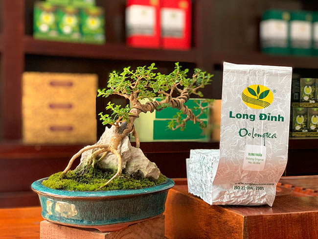 Trà Ô Long Thuần Long Đỉnh gói 250 gram