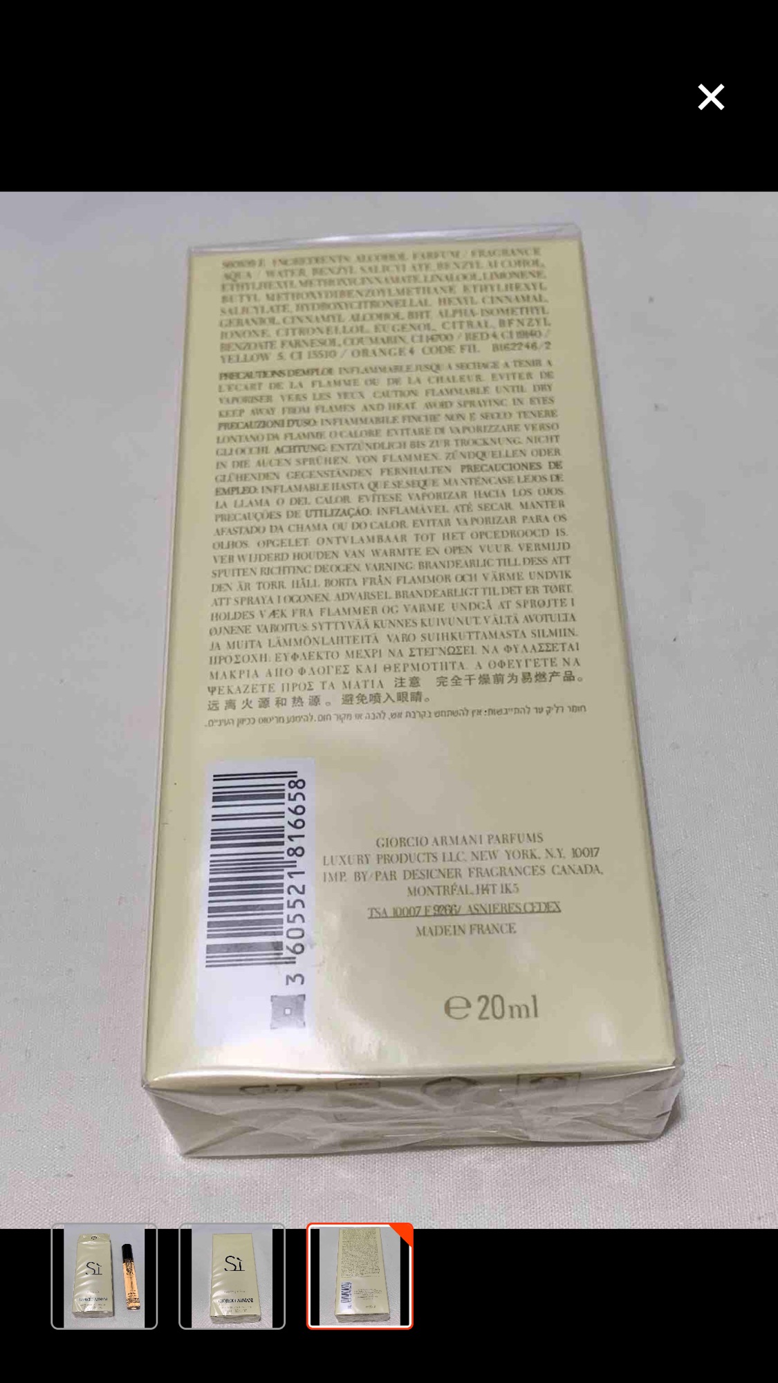 Nước hoa mini Sì Giorgio Armani
