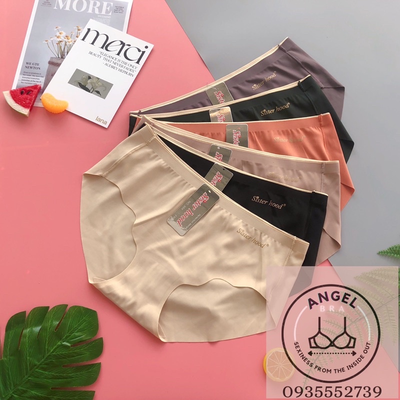 Quần lót nữ su đúc Thái Lan, chip không viền mát mịn, Sister hood 984 angel.bra