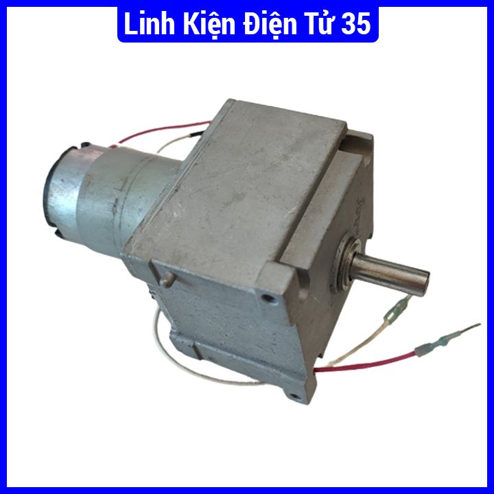 Motor giảm tốc 220VDC trục động cơ 10mm mặt bích 86.8cm
