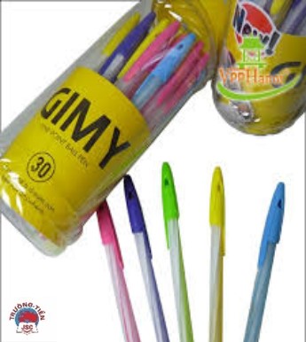 Bút bi nến cốc LinC Gimmy (COMBO 30 chiếc/hộp)