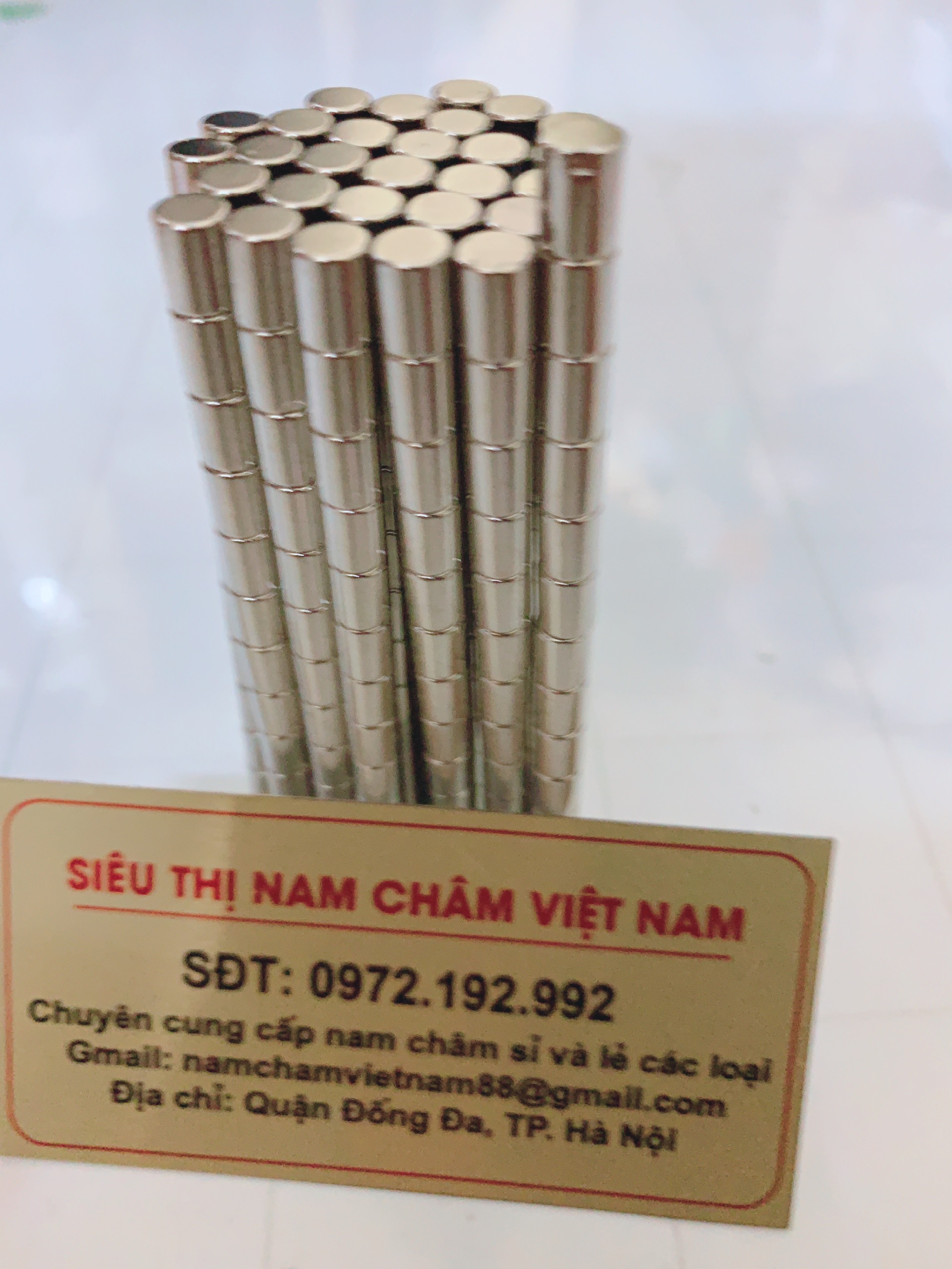 (BỘ 10 VIÊN) nam châm 6x8mm nam châm vĩnh cửu