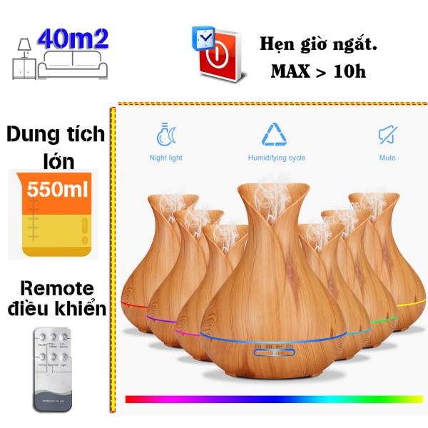 Bảng giá Máy khuếch tán tinh dầu bình hoa vàng chứa 400ml dùng cho phòng 30-40m2 Ngọc Tuyết