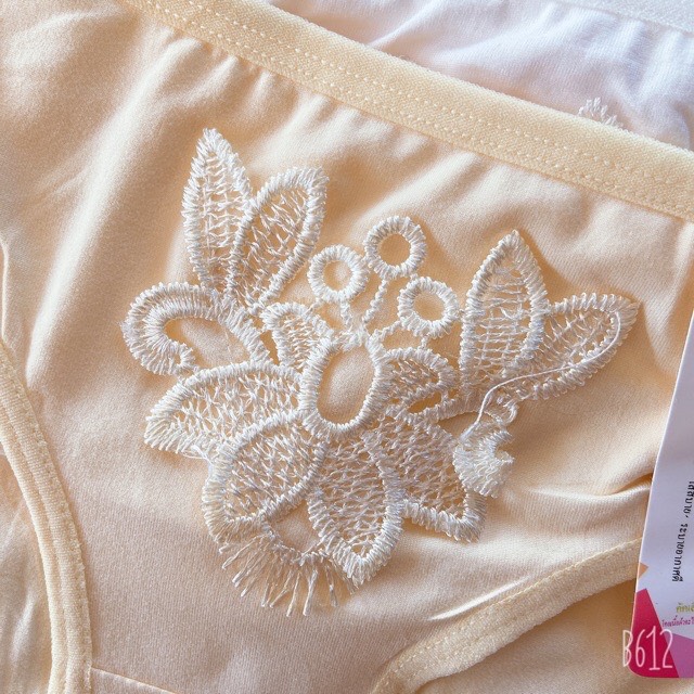 Combo 10 quần lót nữ hoa thiêu. size 40-52kg (Mã 803)