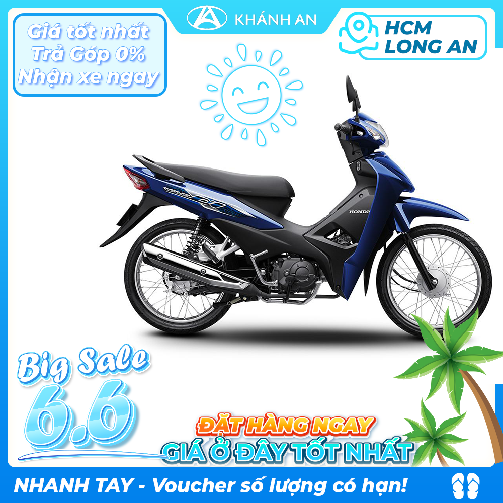 Xe Máy Wave Alpha 110cc 2024 Phiên bản Tiêu Chuẩn