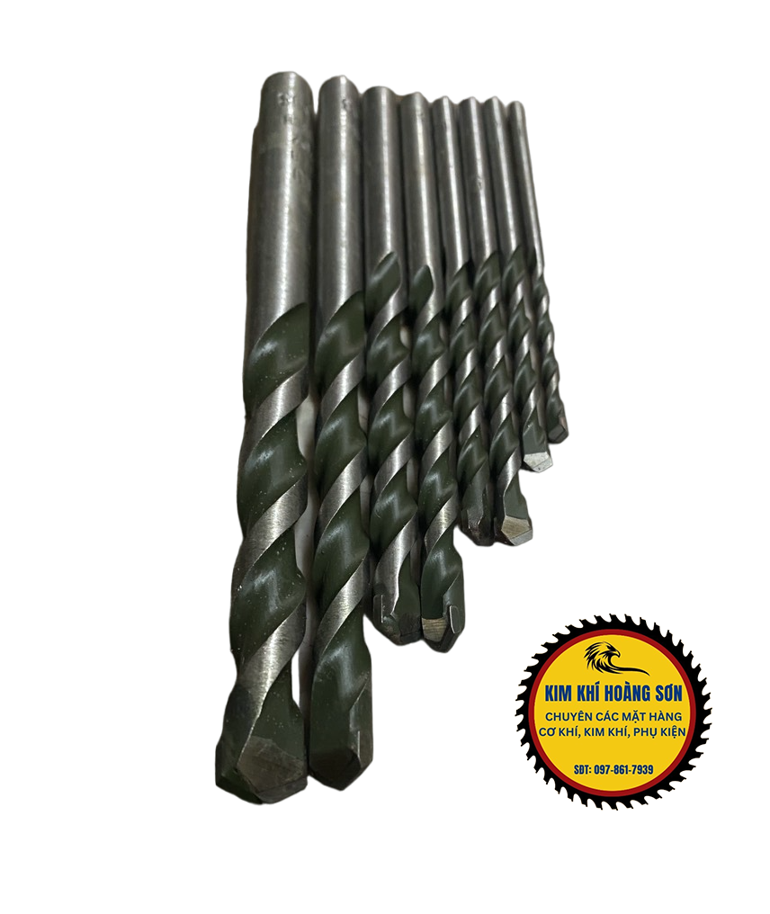 Original Bosch 8 PCs 3 - 10mm diameter 2 segment concrete drill bit set, 2 pin wall drill bit high temperature resistance
