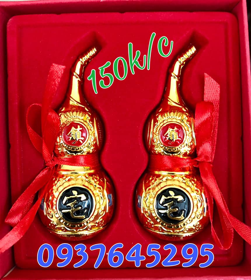 Bình hồ lô đúc đồng cao cấp 9cm