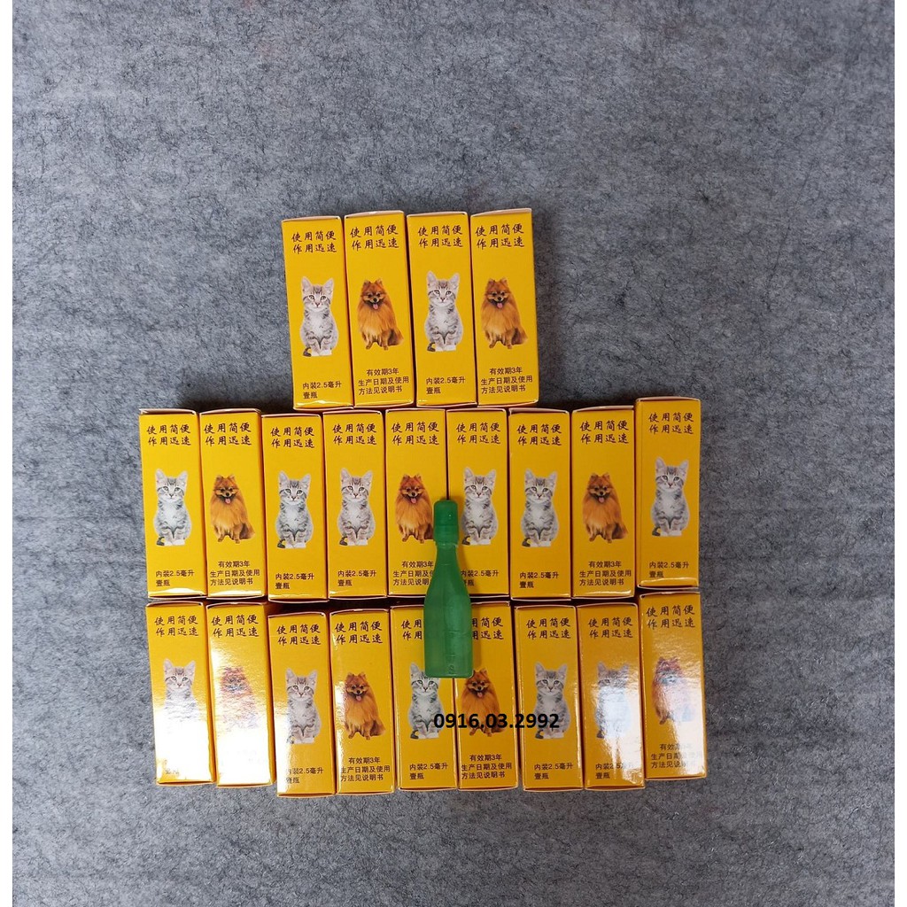 Nhỏ Gáy  Ve Rận Chó Mèo