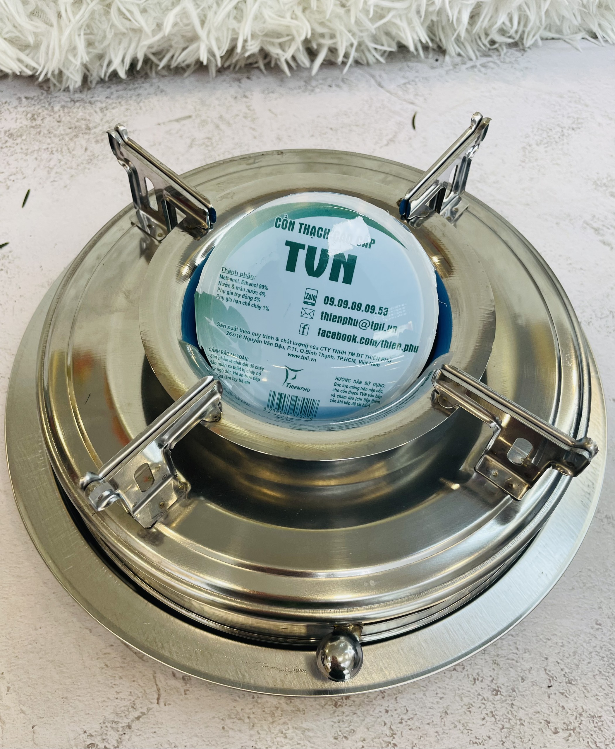 BẾP CỒN INOX CHẮN GIÓ TA2