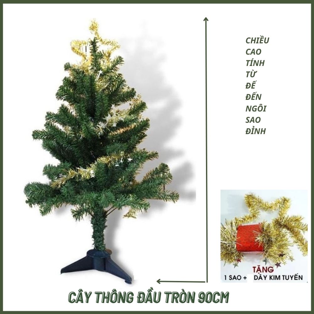 [HCM]Cây thông NOEL 90CM trang trí Giáng Sinh  - 90cm LP-TNQC-3