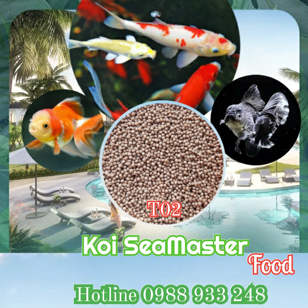 Cám cá Koi, cá Vàng SeaMaster || Túi 1Kg