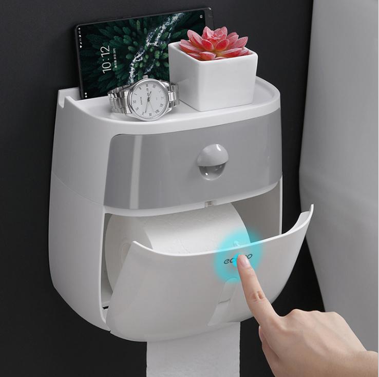 Ecoco Hộp Đựng Giấy Vệ Sinh 2 Tầng