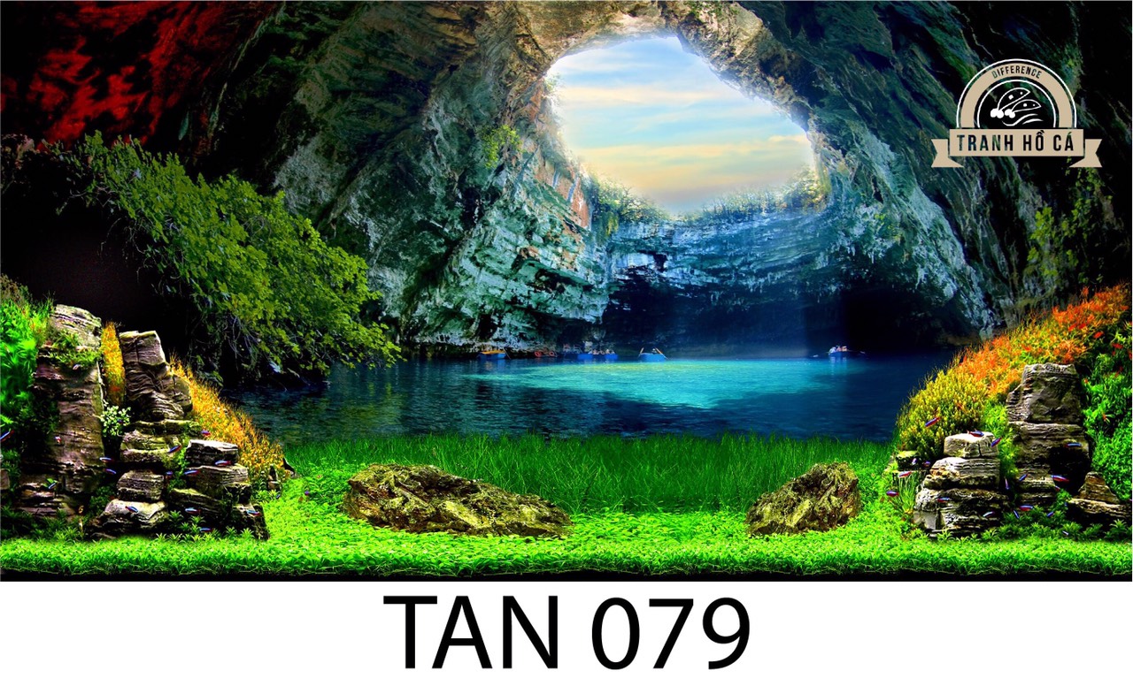 Tranh dán hồ cá TAN 079 (Kích thước: 90X50 CM)