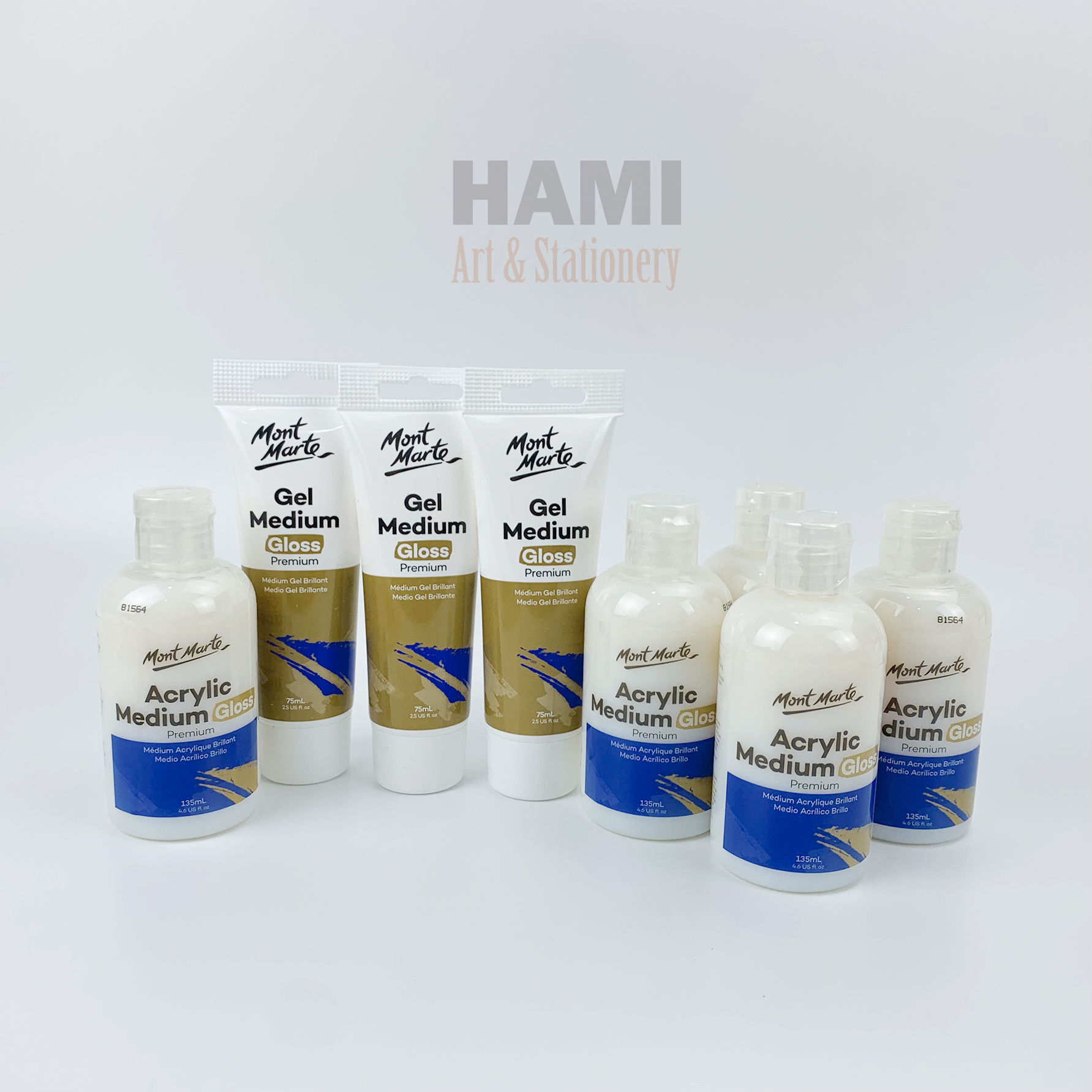 Phủ bóng đất sét (Chống nước), tranh acrylic, đất nặn tự khô, tranh số hoá (75ml/135ml)