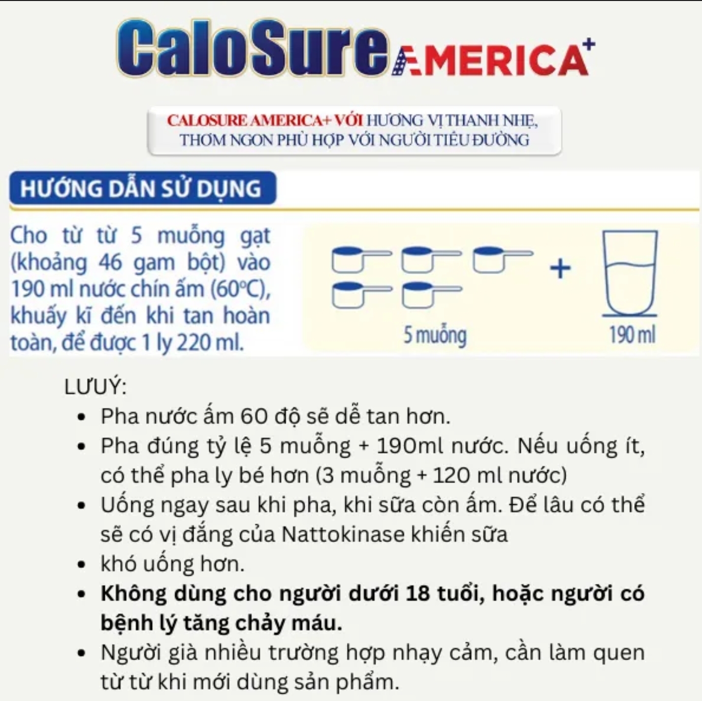 (HSD T5-2027) (Tích Xu) Sữa Bột Vitadairy Calosure America+ 800g (Tiểu Đường).