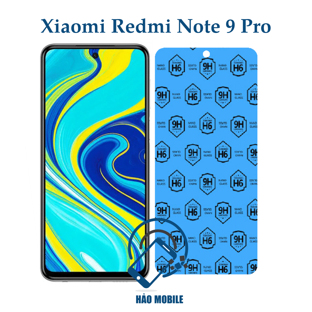 Dán cường lực dẻo nano Xiaomi Redmi Note 9 Pro