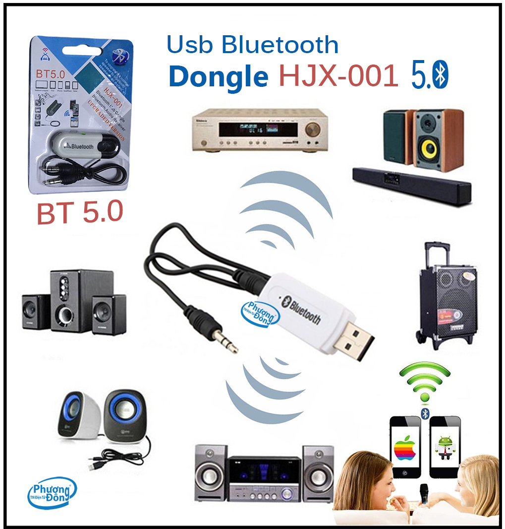 Usb bluetooth 5.0 Dongle chính hiệu