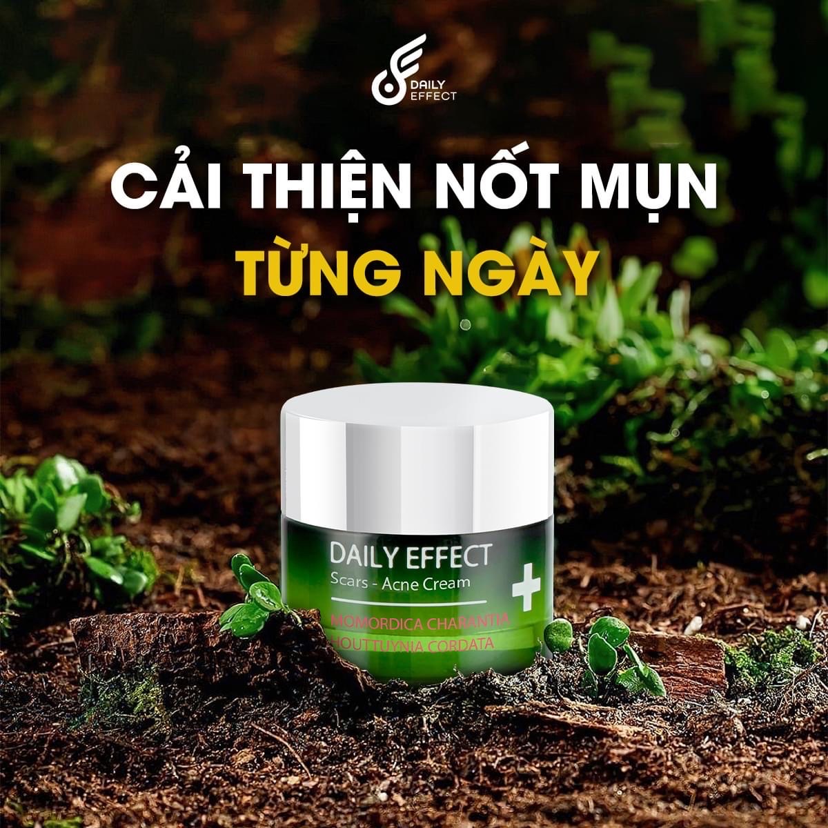 Kem chấm mụn chiết xuất khổ qua rừng và rau diếp cá daily effect 10gr