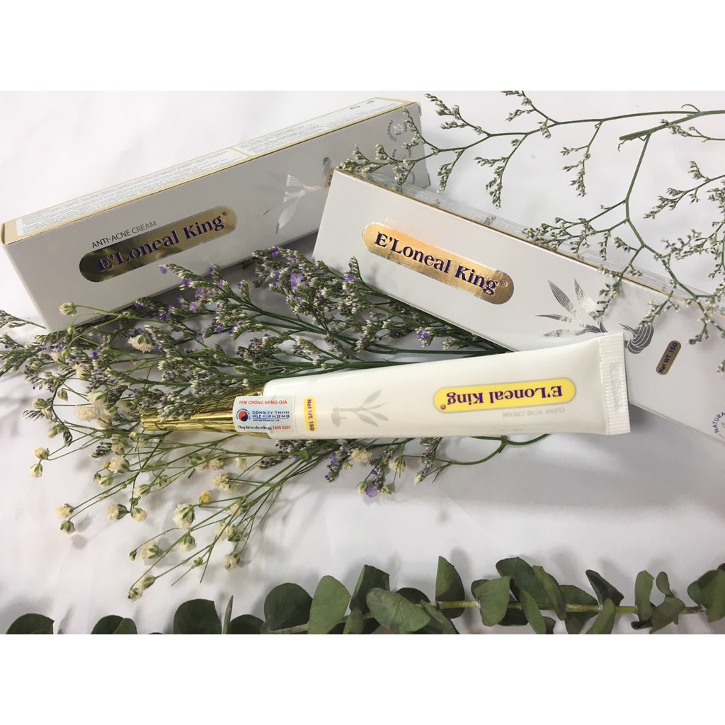 Kem ngừa mụn thảo dược E'loneal King -15g