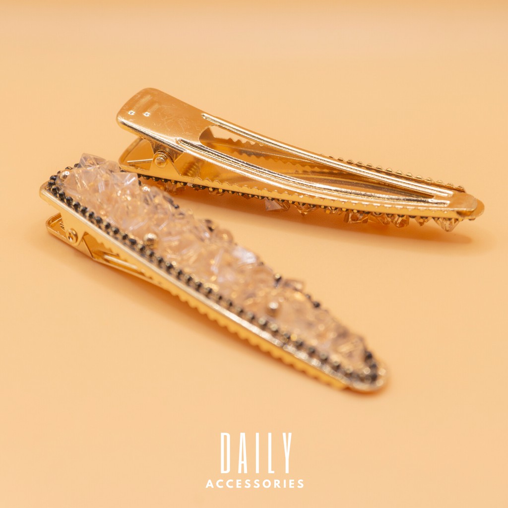 Kẹp tóc mái đính đá siêu cute Daily Accessories