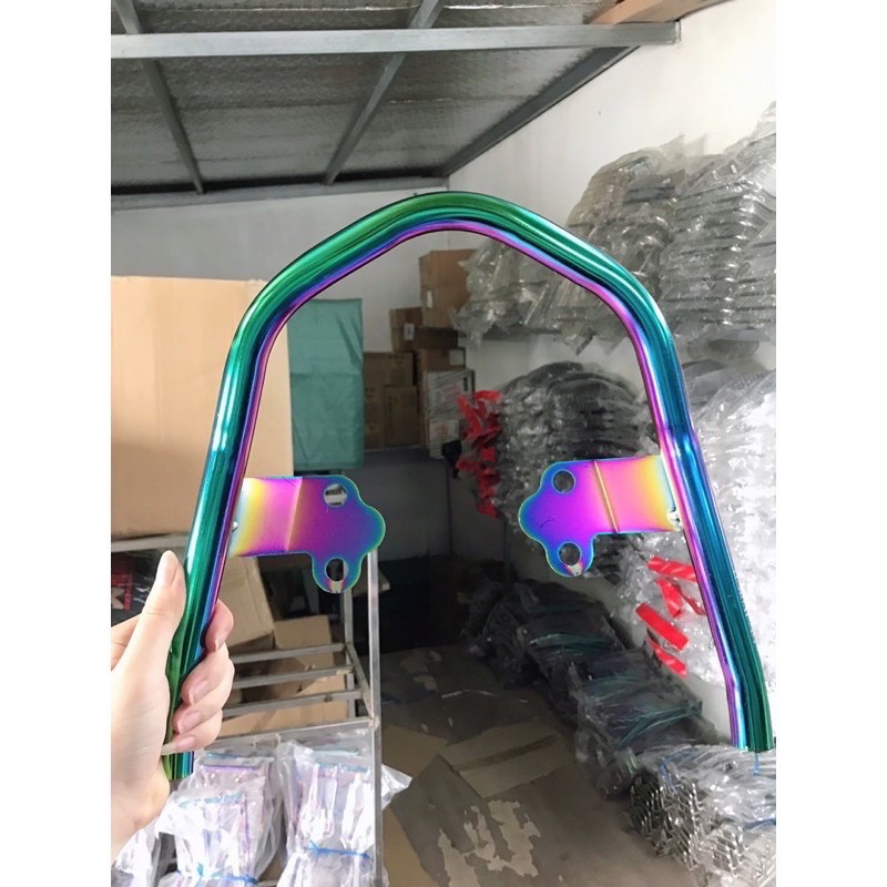 Tay xách (cảng sau) độ titan/đen dành cho wave 110, wave100 - MT 2022