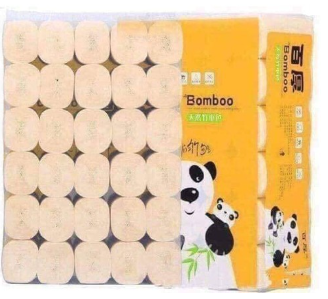 36 CUỘN GIẤY GẤU TRÚC VỆ SINH BAIHOU