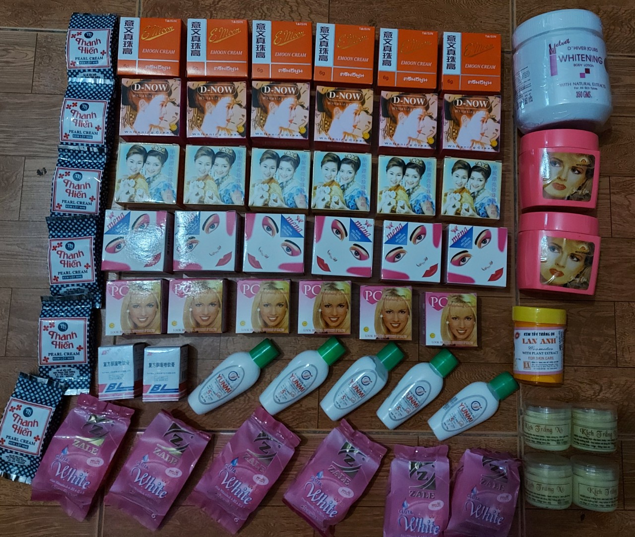 công thức kem trắng mạnh spa chuyên dùng