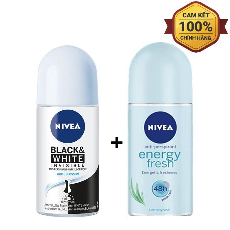 2 CHAI LĂN KHỬ MÙI NIVEA  - 50ml/chai