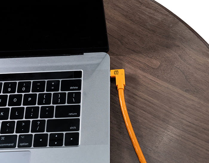 Dây cáp máy ảnh TetherPro Type-C to Type-C Right Angle - Right Angle dài 4,6 mét ( 2 đầu Cong)