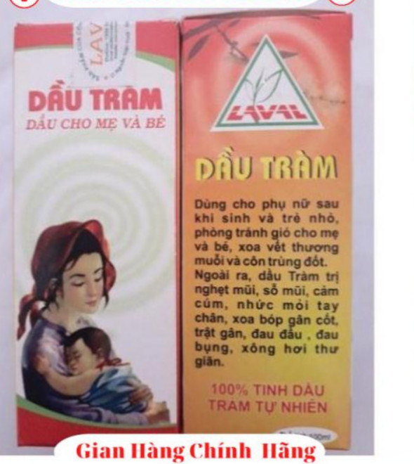 DẦU TRÀM LAVA 100ML cho mẹ và bé