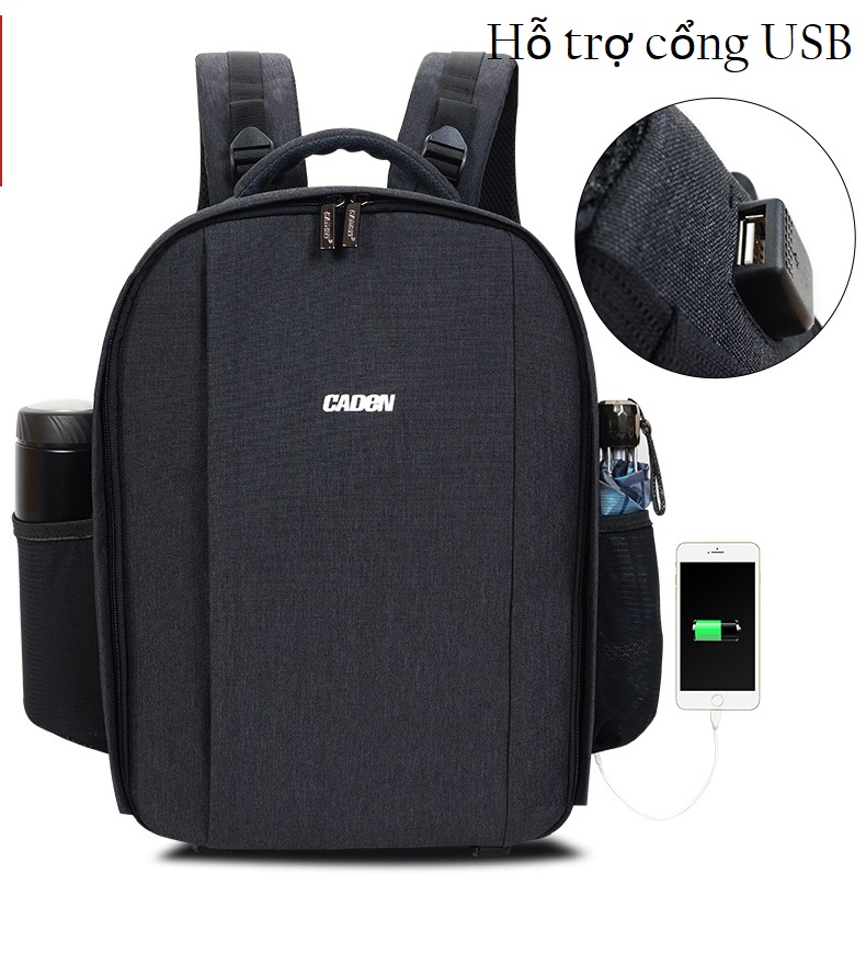 [HCM]Balo máy ảnh Caden D10.