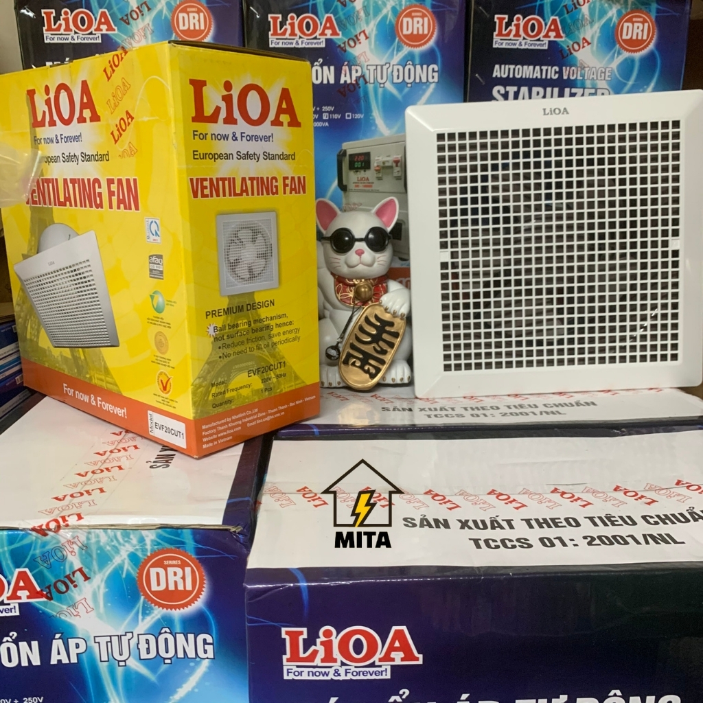 Quạt Thông Gió Gắn Trần LiOA EVF20CUT1