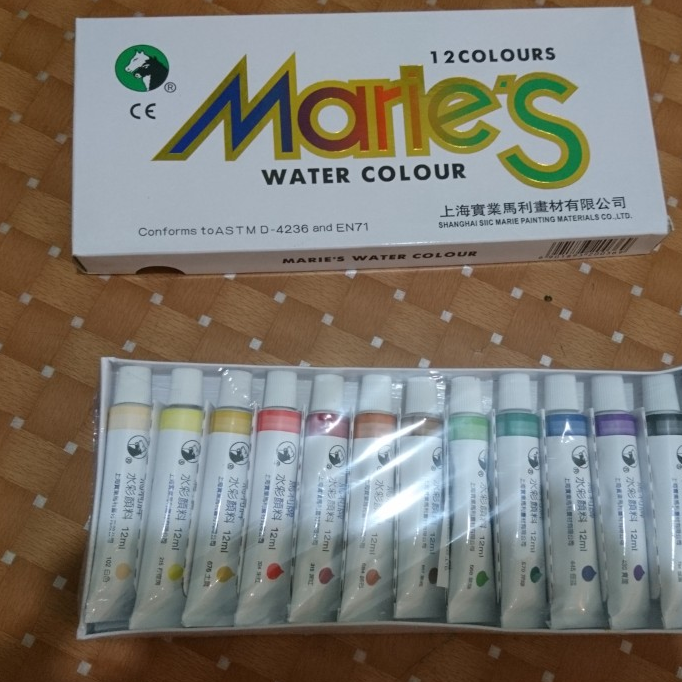 MÀU NƯỚC MARIE'S 12-18 -24-36 Màu