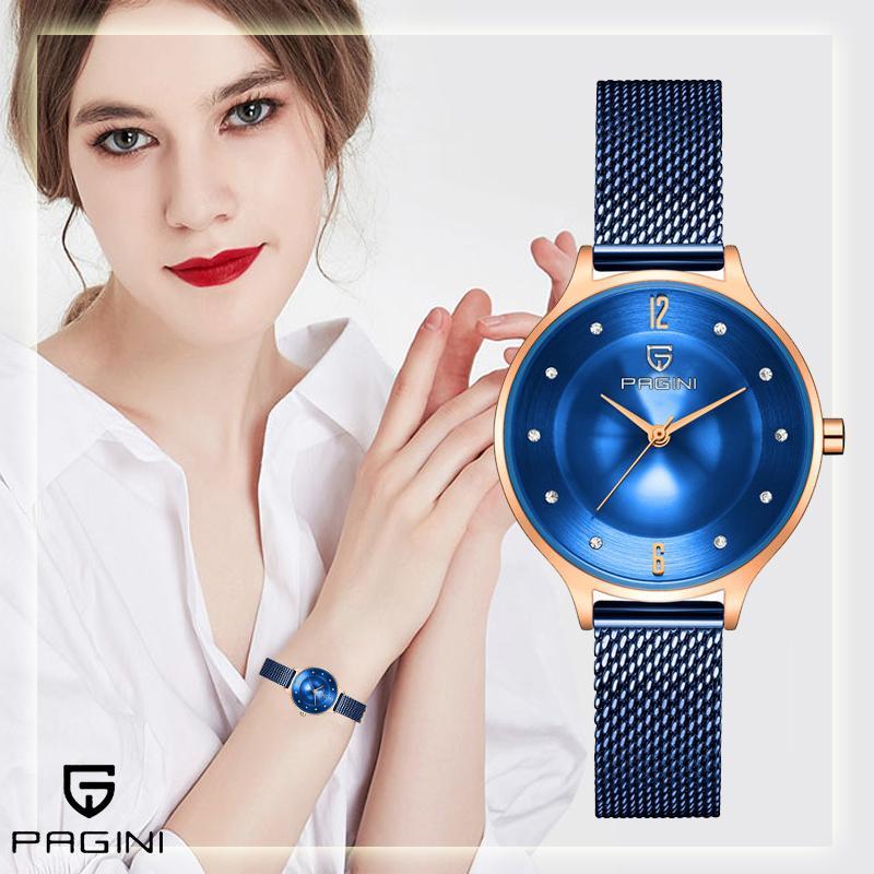 Nơi bán Đồng Hồ Nữ PAGINI Venus Mặt Đính Kim Cương Nhân Tạo - Dây Titanium Cao Cấp