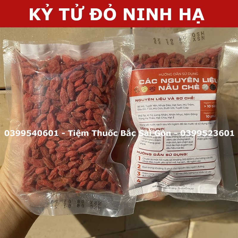 Kỉ Tử Ngọt - Kỷ tử hữu cơ 500g (kỳ tử thượng hàng, trà đẹp da, sáng mặt, chống lão hóa)
